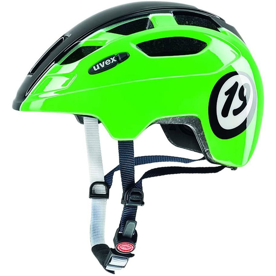 Uvex BlackGreen Finale Jr.1926 Kids Cycling Helmet FTS Safety
